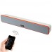 Stereo Wireless Bluetooth Power Sound Bar Speakers 2.0 HIFI Portable for/ 