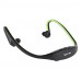 Wireless Sport MP3 Music Player Headphone Support TF + FM Radio